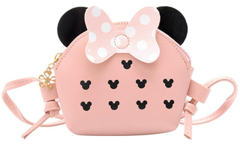 Geanta de mana mica pentru fete Princess Mouse Bow