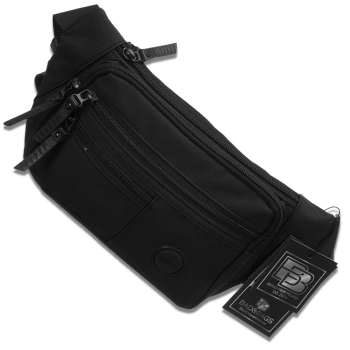 Wasserdichte schwarze Herren Gürteltasche BAD&BAGS