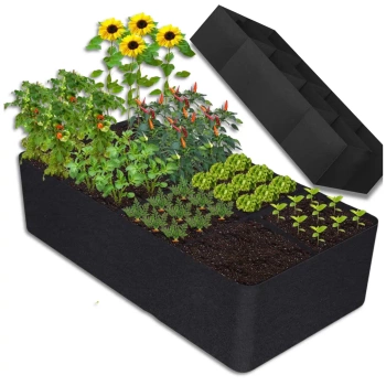 Großer Beutel Blumentopf zum Anpflanzen von Gemüse 180x90x30 cm