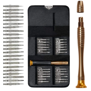 Präzisions-Schraubendreher-Set 25 in 1, Schraubendreher, TORX-Bits + Koffer