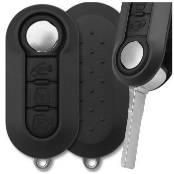 Schlüsselhülle Fernbedienung 3 Tasten Fiat 500 Ducato Panda Bravo Punto