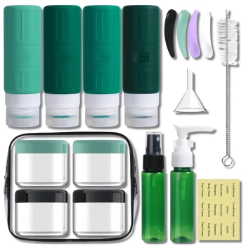 Großes 100-ml-Set wiederverwendbarer Reisebehälter