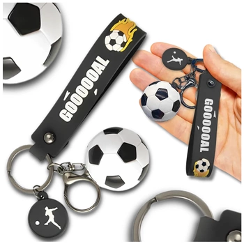 Fußball-Schlüsselanhänger, Handtaschenanhänger mit Ball als Geschenk