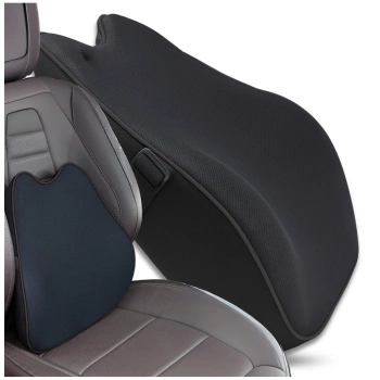 Ergonomisches Autositzkissen mit Memory-Schaum für die Lendenwirbelsäule