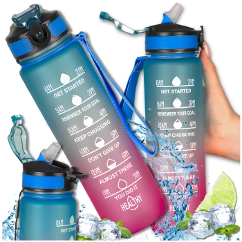 TRESSARI Sportflasche 1000 ml solide Tritan BPA-freie Wasserflasche