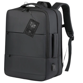 Business Rucksack Bordgepäck schwarz für Flugzeug Handgepäck USB