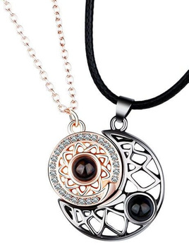 Coliere magnetice pentru cupluri 2in1 Soare si Luna