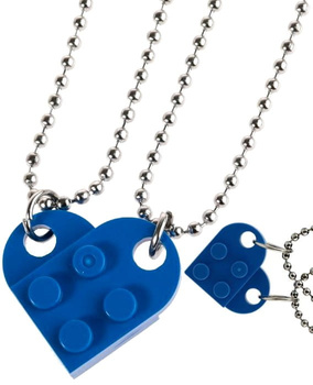 Colier Heart Friendship pentru prietenii din cuplurile Lego