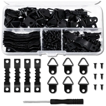 Haken zur Wandmontage von Bildern, Fotos und Rahmen, Halter, 251-teiliges Set