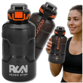 TRESSARI Sportflasche zum Laufen, 1500 ml, BPA-frei, für PC-Wasser