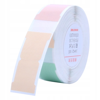 NIIMBOT Thermoetiketten 14x32mm bunt pastell 185 Stk