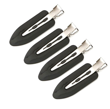 Set de 4 agrafe de machiaj fara presiune, negre