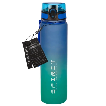 TRESSARI PC BPA Freilaufflasche 1000 ml Sportwasserflasche