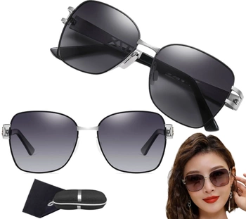 Ochelari de soare polarizati, rama argintie