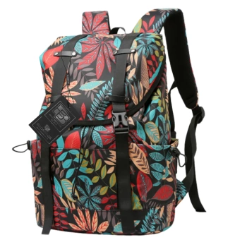 BAD&BAGS bunter Rucksack für Flugzeug, Reise, Stadt, wasserdicht