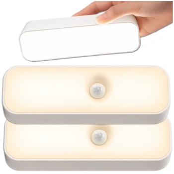 LED-Lampe mit Bewegungs- und Dämmerungssensor, 2er-Set, kabellos, magnetisch, 5 W