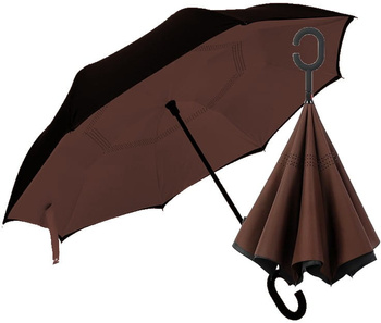 Umbrelă inversată, fără picurare, mare, XL, umbrelă puternică