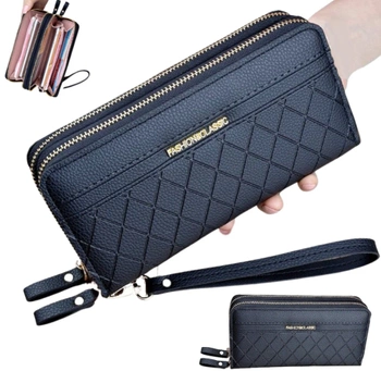 Portofel mare de dama Model practic, matlasat, decorativ