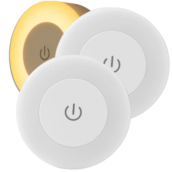 2er-Set LED-Lampen, berührungsempfindliche Wandleuchte, kabelloser USB-Anschluss