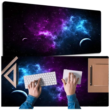 Weltraum-Schreibtisch-Mauspad-Gaming-Matte 90x40 cm