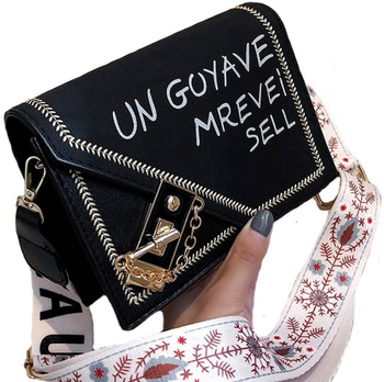 Geantă de umăr de damă elegantă, cu o curea largă