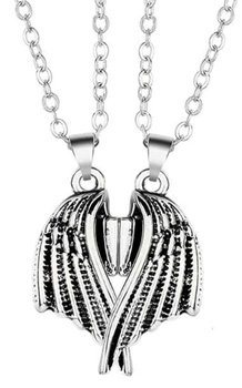 Colier magnetice pentru cupluri 2in1 aripi de demon