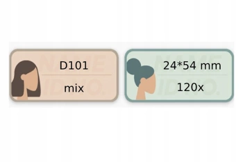 NIIMBOT Thermoetiketten 24x54mm 120 Stück für D101