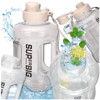 TRESSARI-Flasche, Sportflasche für das Fitnessstudio, 1600 ml BPA-FREI, für TRITAN-Wasser